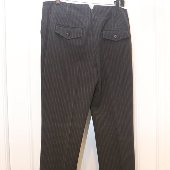 I.N. Studio Dress/Work Pants Black w/Red Stitching - Picture 2 of 5